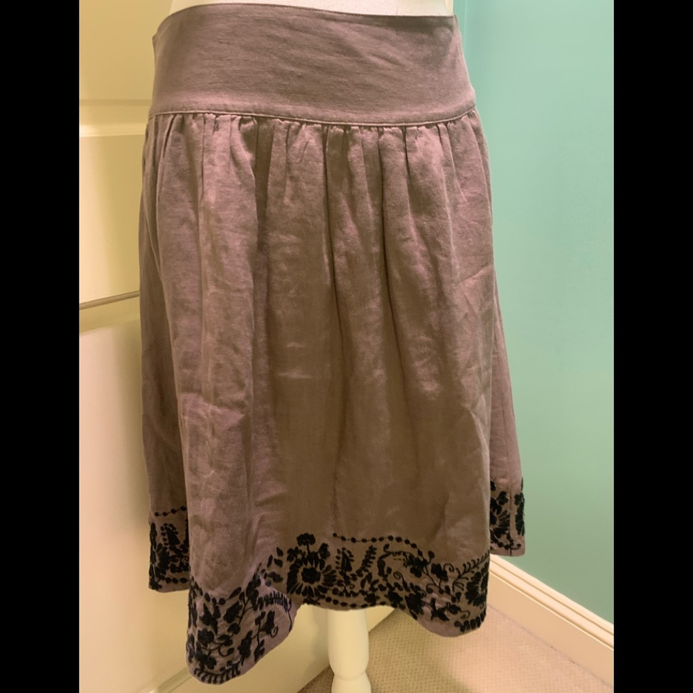 DKNY linen skirt